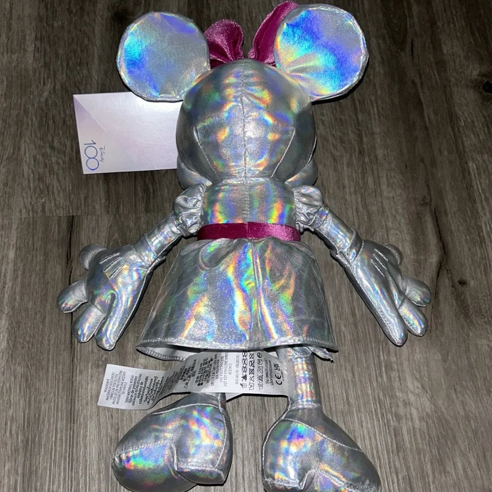 💜Firm Price💜 Disney Minnie Mouse 100 years Platinum Anniversary Plush